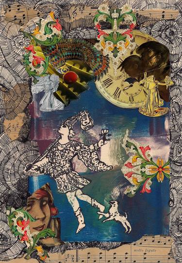 Original Surrealism Classical mythology Collage by Karim Shuquem