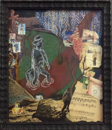 Original Folk Classical mythology Collage by Karim Shuquem