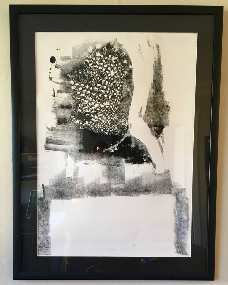 Original Dada People Drawing by Karim Shuquem