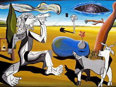 Original Surrealism Abstract Painting by Ryan Demaree