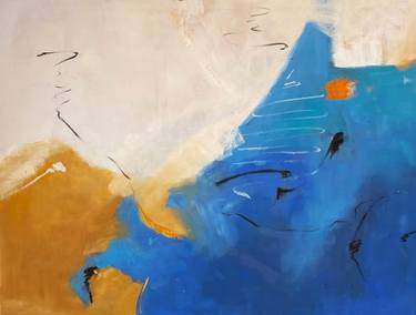 Original Abstract Expressionism Abstract Paintings by Maria Cecilia Fernandez De Arrospide