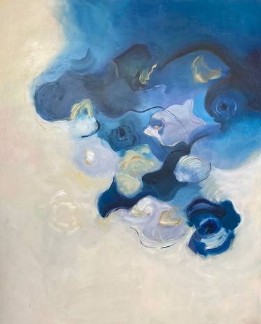 Original Abstract Expressionism Abstract Painting by Maria Cecilia Fernandez De Arrospide