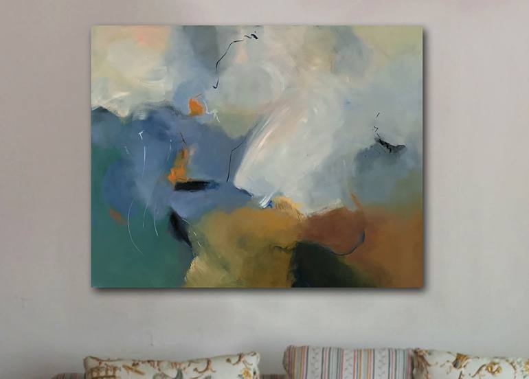 Original Abstract Painting by MARIA CECILIA FERNANDEZ DE ARROSPIDE