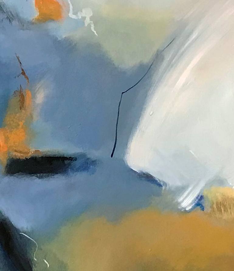 Original Abstract Expressionism Abstract Painting by Maria Cecilia Fernandez De Arrospide