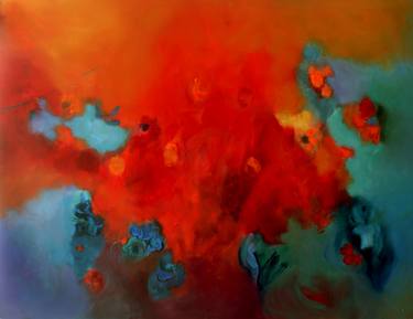Original Abstract Expressionism Abstract Paintings by MARIA CECILIA FERNANDEZ DE ARROSPIDE