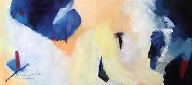 Print of Abstract Expressionism Abstract Paintings by MARIA CECILIA FERNANDEZ DE ARROSPIDE