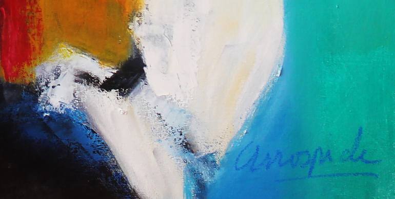 Original Abstract Painting by MARIA CECILIA FERNANDEZ DE ARROSPIDE