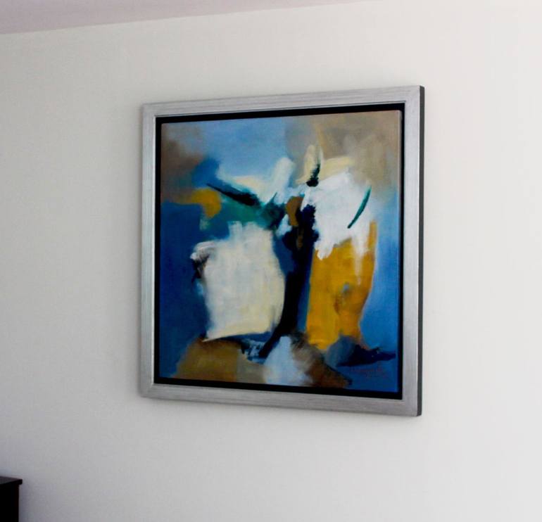 Original Abstract Painting by MARIA CECILIA FERNANDEZ DE ARROSPIDE