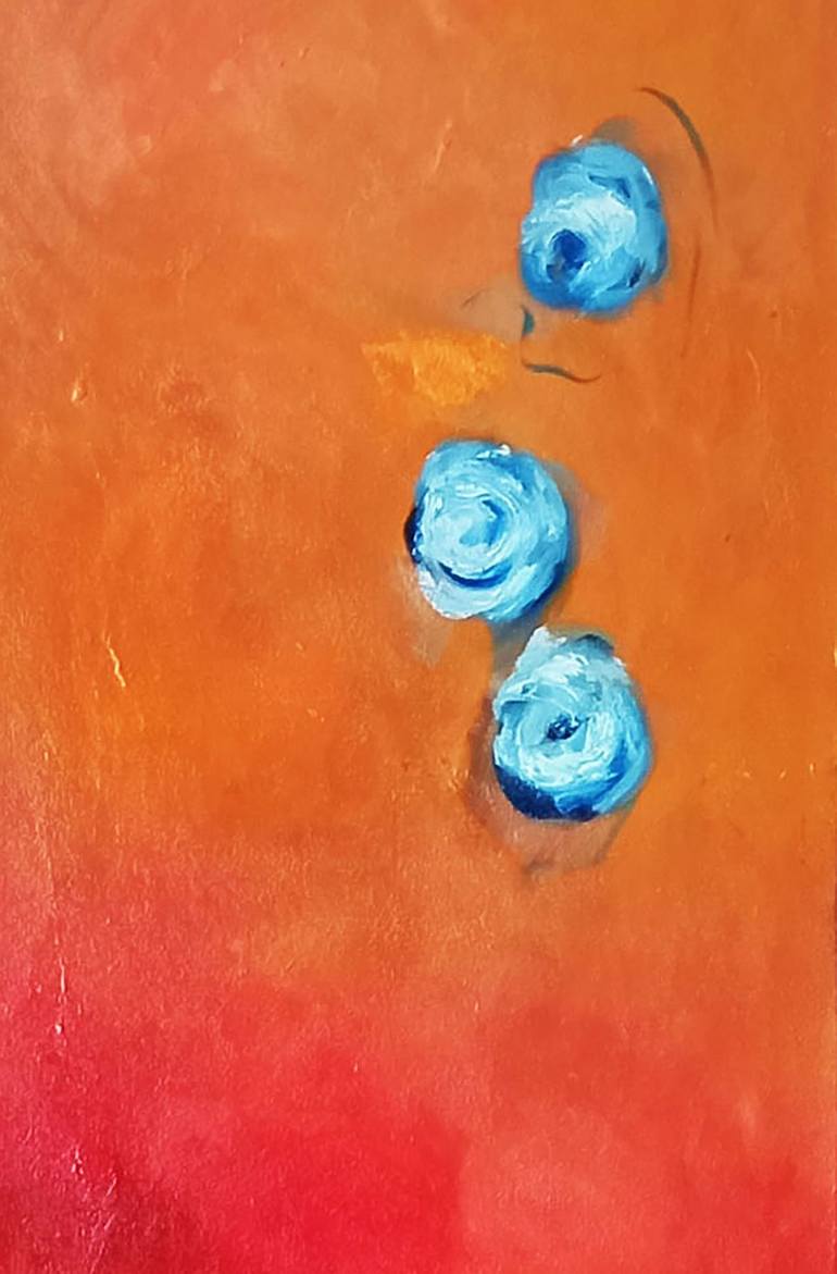 Original Abstract Painting by MARIA CECILIA FERNANDEZ DE ARROSPIDE