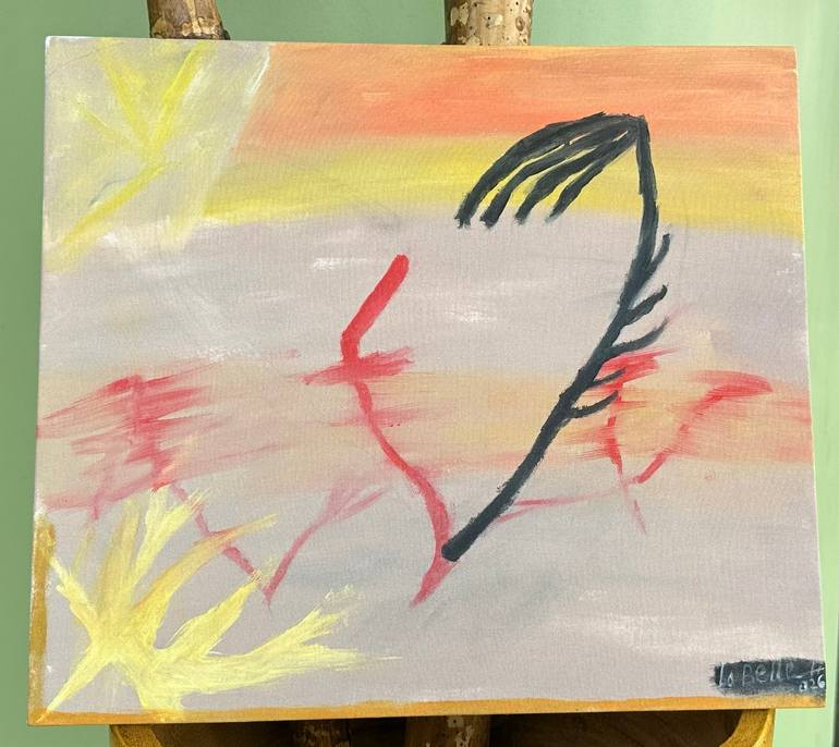 Original Abstract Painting by Gloire La Belle Benigne | Abstract Art on Canvas | Where I Begin