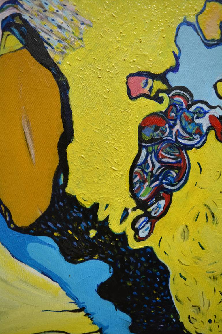 Original Abstract Painting by Diana Roig