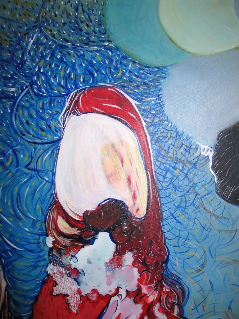 Original Abstract Expressionism Nature Painting by Diana Roig