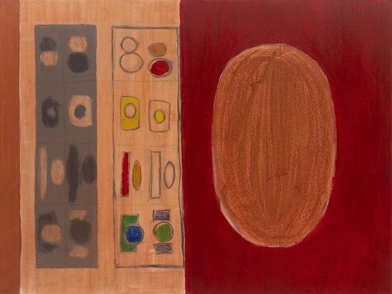 Original Abstract Painting by Dabusthibes Dabus-thibes | Abstract Art on Canvas | The grammar of Shapes
