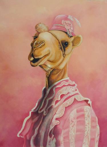 Print of Surrealism Animal Paintings by Lucjan Albin Lawnicki