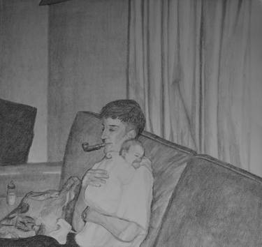 Original Realism Family Drawings by Tanya Huntington