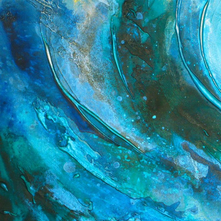 Original Abstract Seascape Painting by Sharon Deegan