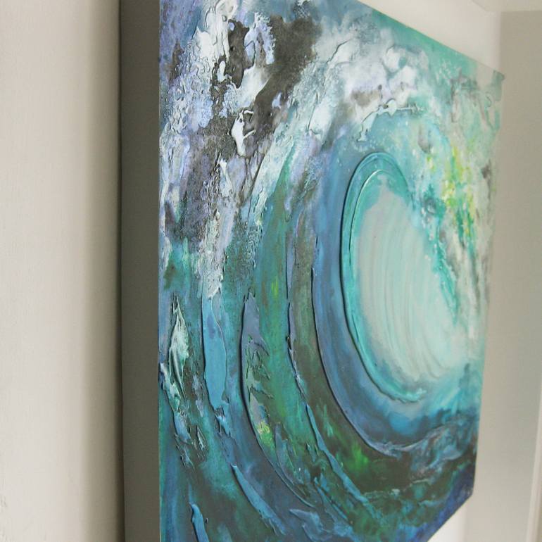 Original Abstract Expressionism Seascape Painting by Sharon Deegan