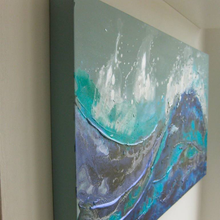 Original Abstract Seascape Painting by Sharon Deegan