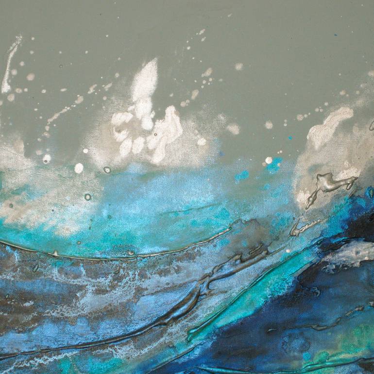 Original Abstract Seascape Painting by Sharon Deegan