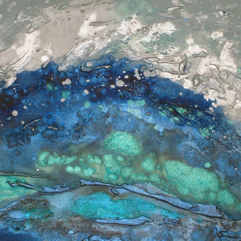 Original Abstract Seascape Painting by Sharon Deegan