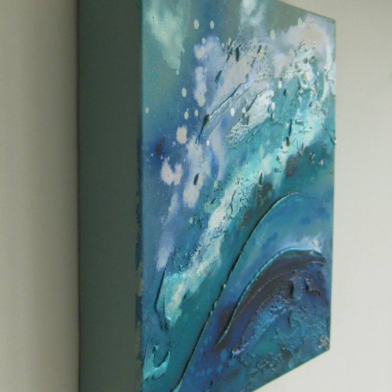 Original Abstract Seascape Painting by Sharon Deegan