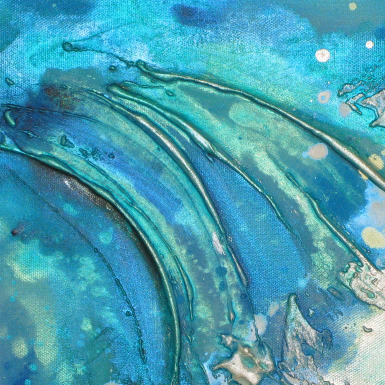 Original Abstract Seascape Painting by Sharon Deegan