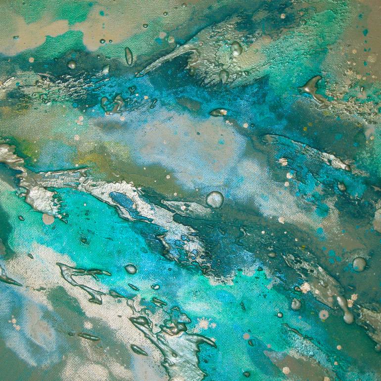 Original Abstract Seascape Painting by Sharon Deegan