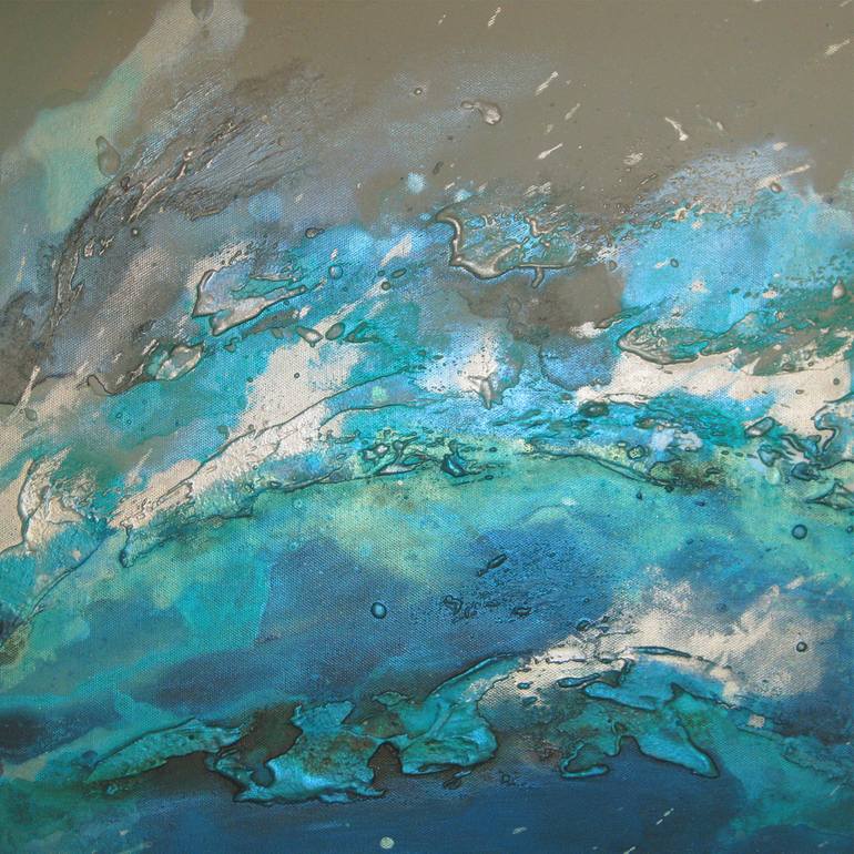 Original Abstract Seascape Painting by Sharon Deegan