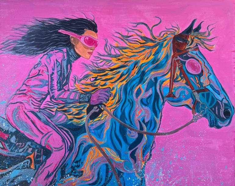 Original  Painting by queenie anne ruesch