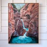 Johnston Canyon Lower Falls by Kandice Pierce