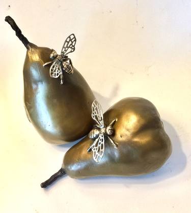 Pears and bees set of two thumb
