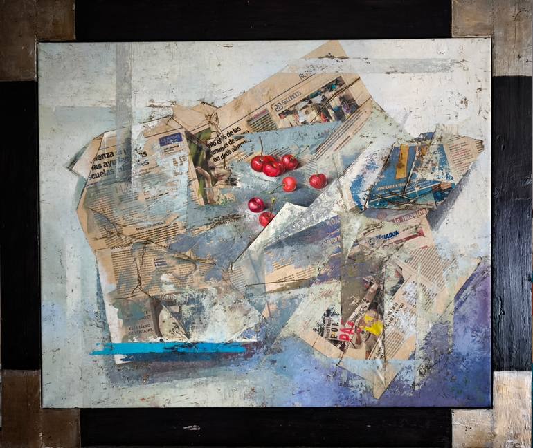 Original Pop Art Still Life Painting by Carlos Rubio