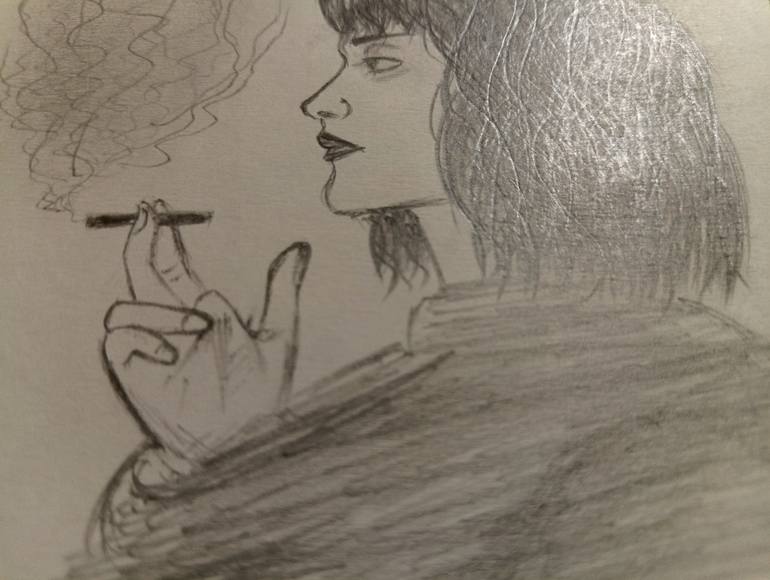 Original Figurative People Drawing by Shreya Meel