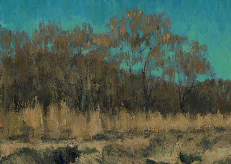 Original Impressionism Landscape Painting by Slava Batov