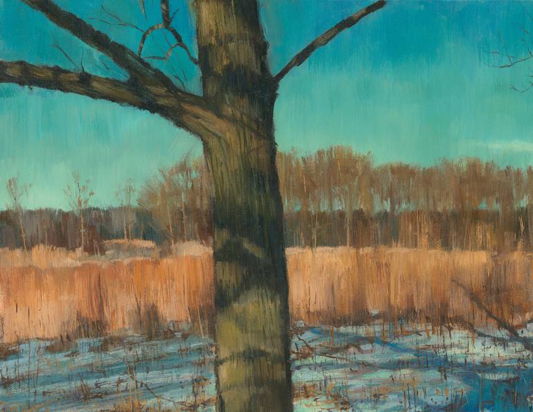Original Impressionism Landscape Painting by Slava Batov