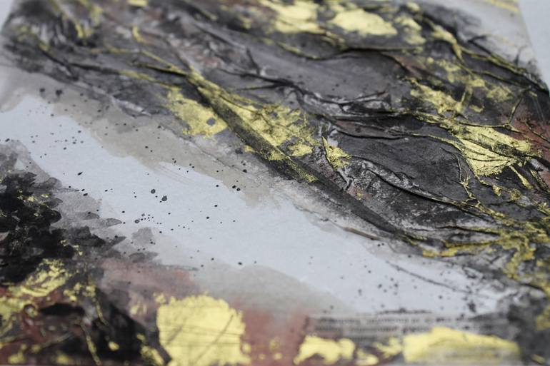 Original Abstract Expressionism Abstract Mixed Media by Maria Elena Porte Petit