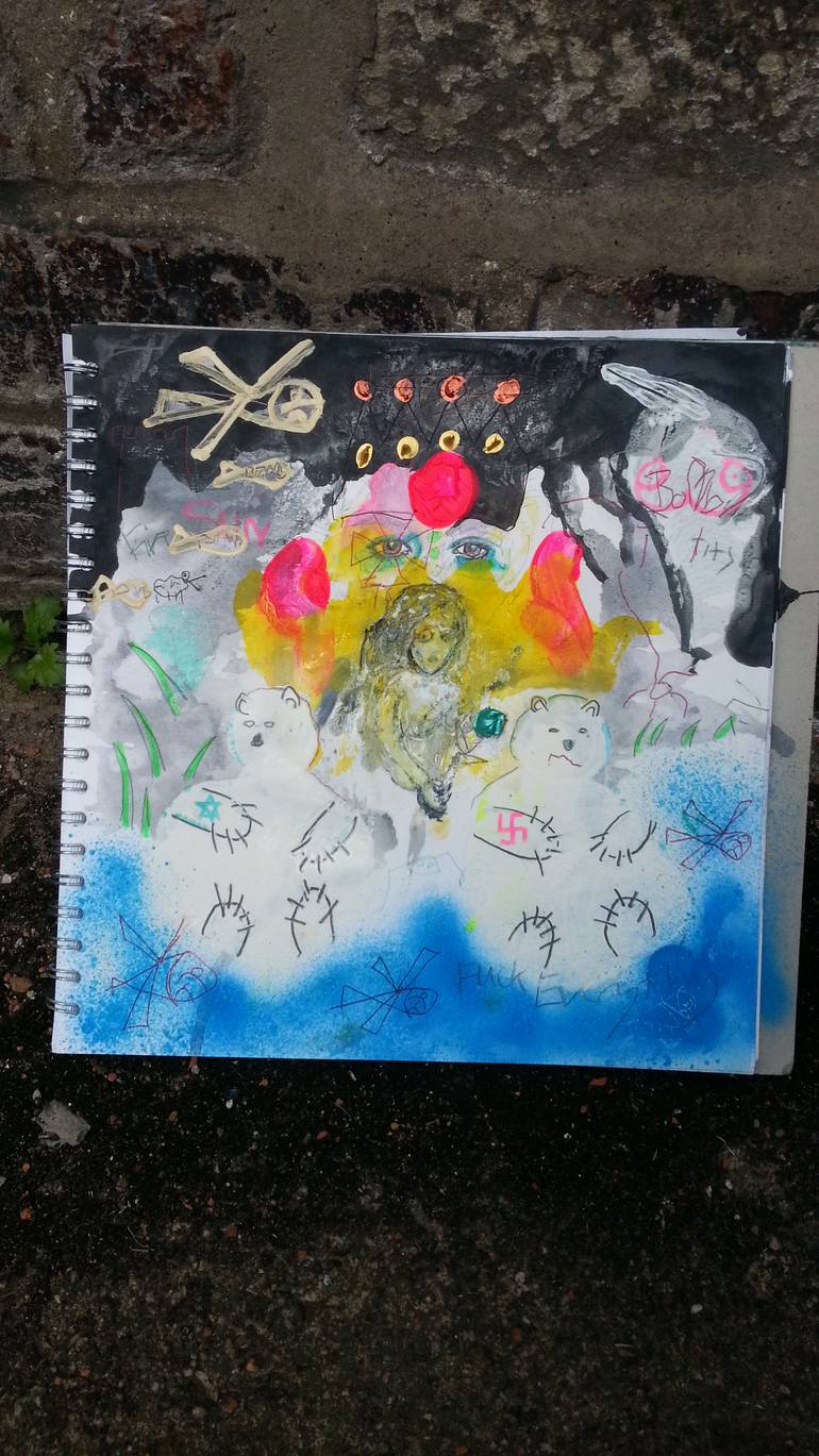 Original Abstract Expressionism Pop Culture/Celebrity Painting by Andy Cumming