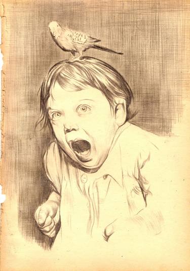 Print of Realism Children Drawings by Mehmet Dere