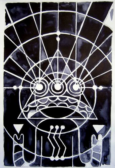 Original Dada Fantasy Drawings by Mehmet Dere