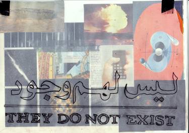Original Dada Political Collage by Mehmet Dere