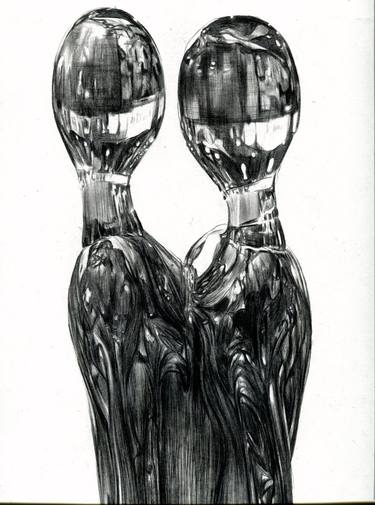 Print of Conceptual Love Drawings by Mehmet Dere