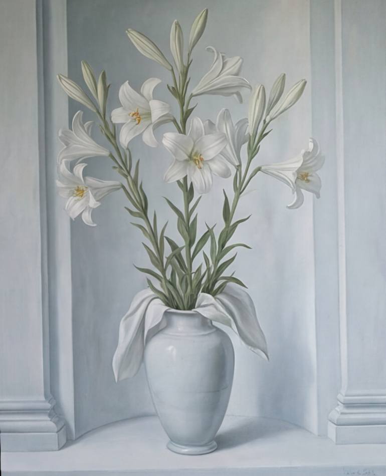 Original Realism Floral Painting by Sergey Harlov