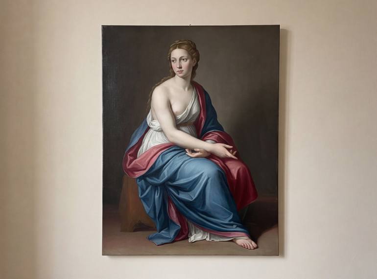 Original Classicism Women Painting by Sergey Harlov