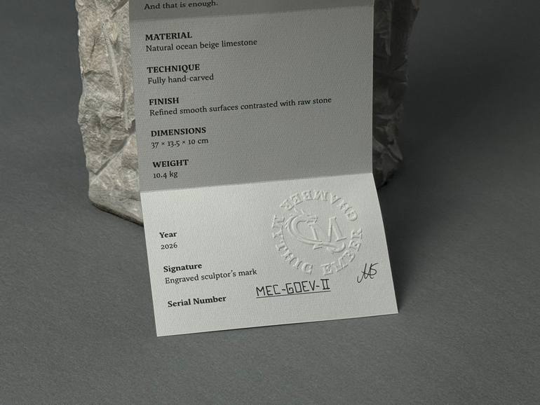 Original Minimalism Abstract Sculpture by Martin Schneider