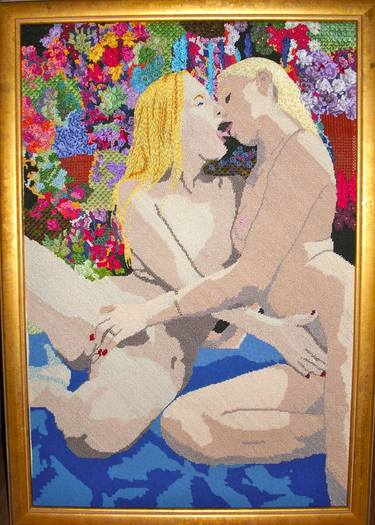 Original Realism Erotic Paintings by Ellen Schinderman