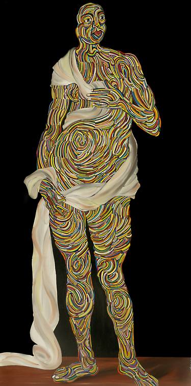 Original Surrealism Nude Paintings by Carlos Simpson