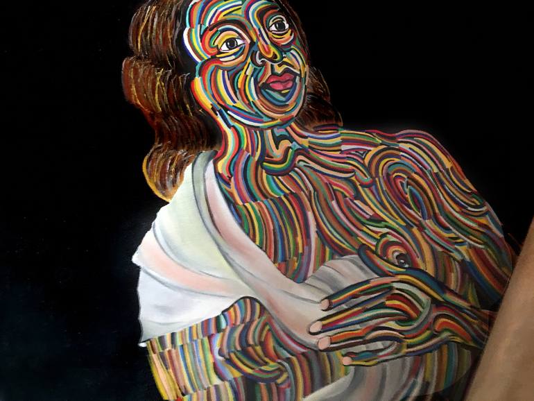 Original Figurative Nude Painting by Carlos Simpson