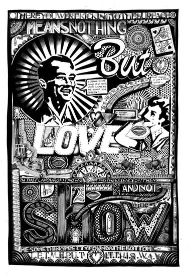 Original Love Drawing by Toni Le Busque