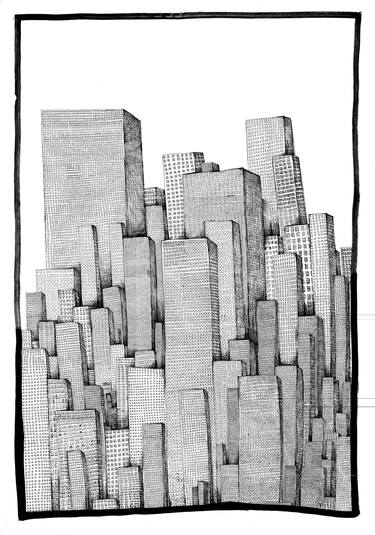 Print of Pop Art Cities Drawings by Toni Le Busque