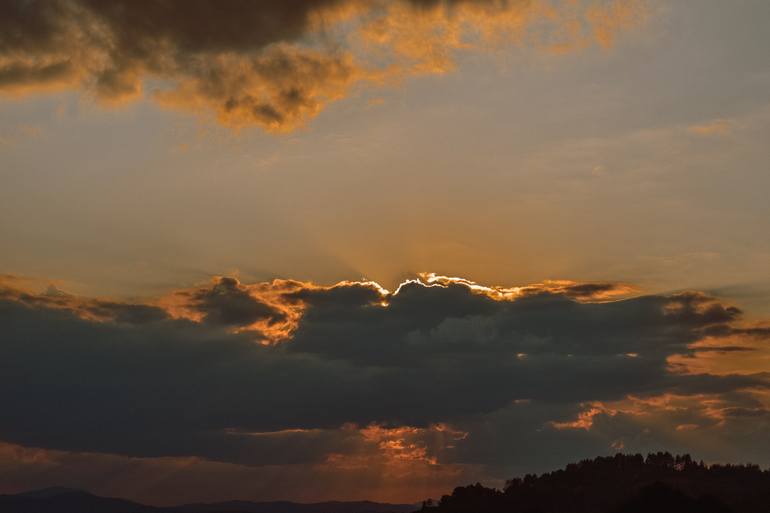 Original Sunset Photography by Milos Zorzic | Baroque Art on Canvas | The Light From Behind